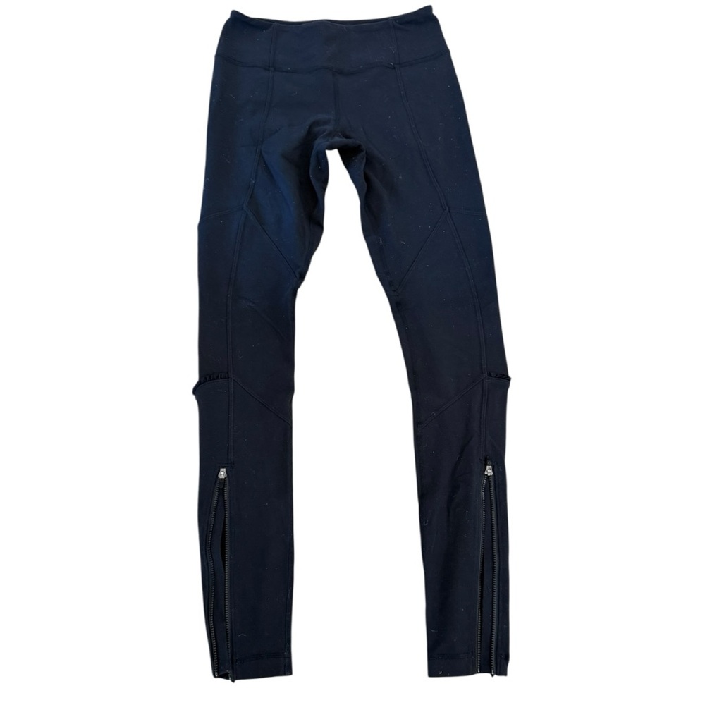 Lululemon zip ruffle leggings